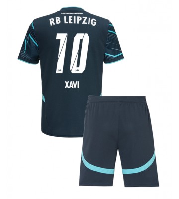 RB Leipzig Xavi Simons #10 Tredje Kläder Barn 2024-25 Kortärmad (+ Korta byxor)